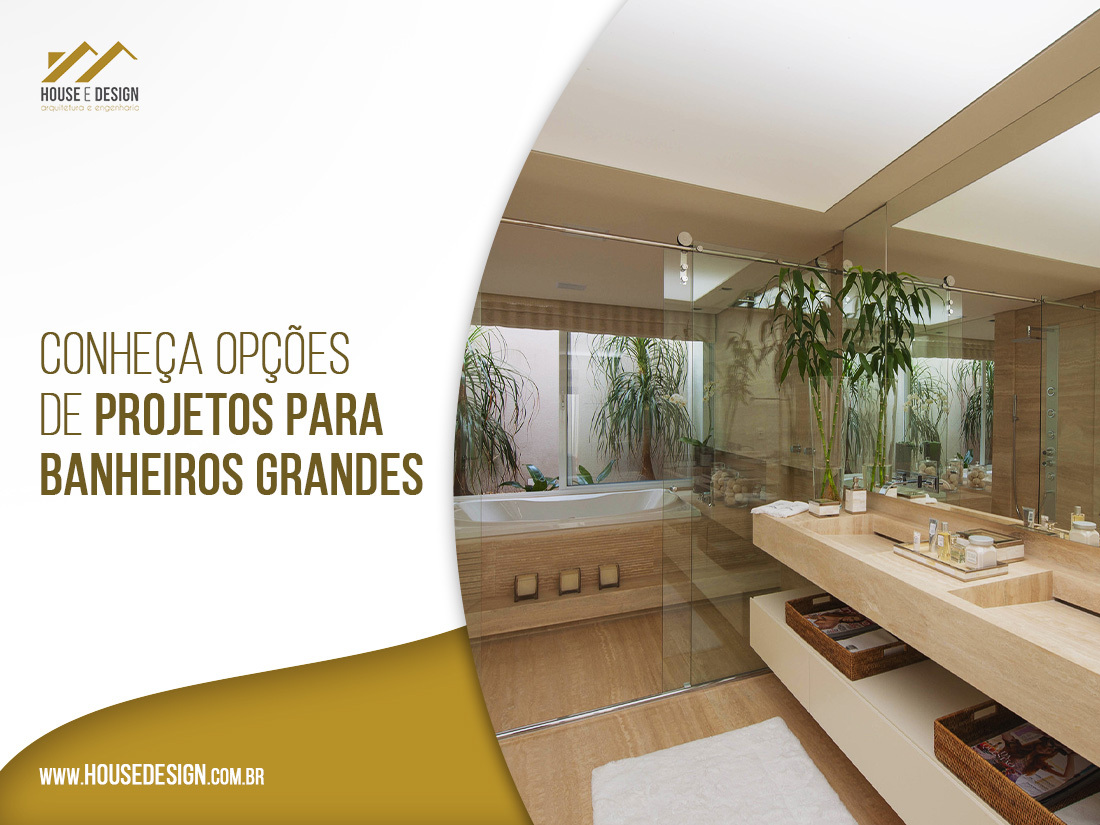 1100px x 825px - ConheÃ§a projetos para banheiros grandes - House e Design - Arquitetura e  Engenharia